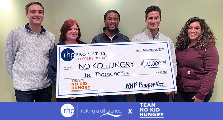 RHP Properties Announce Donation to Nonprofit No Kid Hungry on GivingTuesday