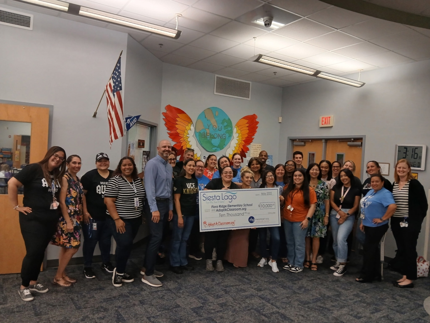 RHP Properties Partners with AdoptAClassroom.org To Support Flora Ridge Elementary in Kissimmee, Florida