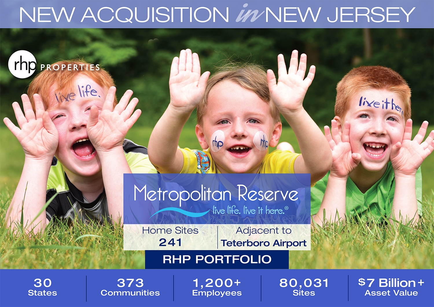 RHP Properties Purchases All-Age Manufactured Home Community in New York City MSA, Adjacent to Teterboro Airport, with a total of 241 Home Sites