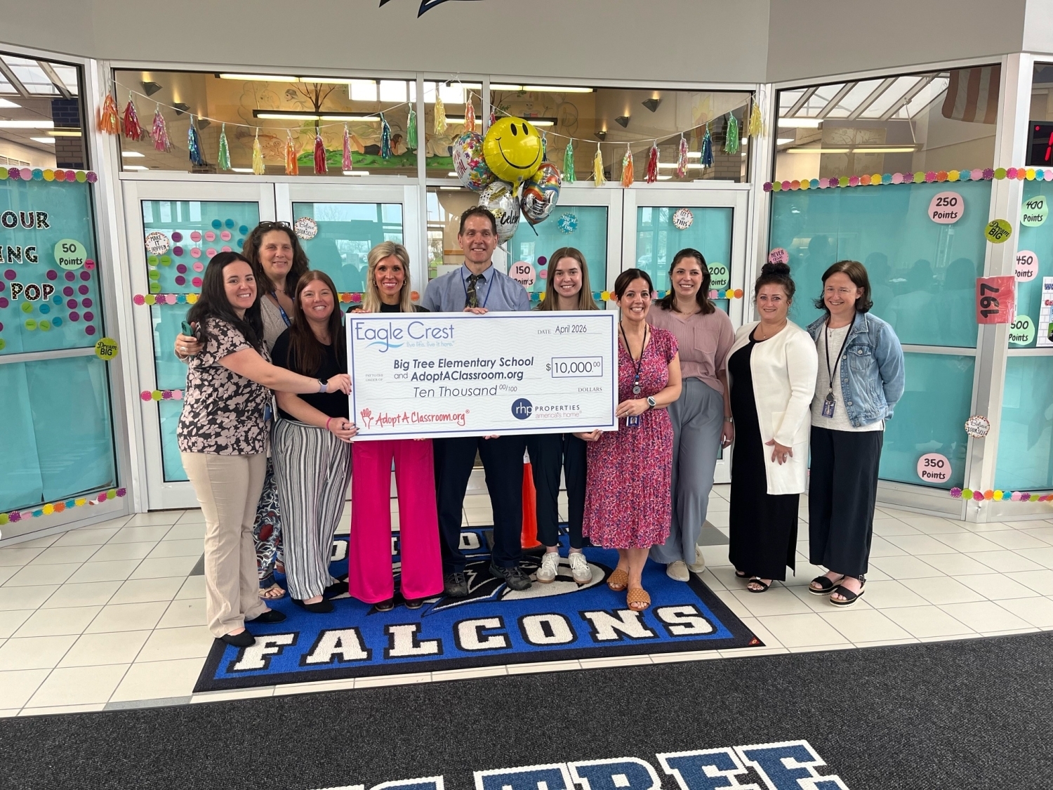 RHP Properties Supports Big Tree Elementary in Hamburg, New York, Marking 22nd AdoptAClassroom.org Donation